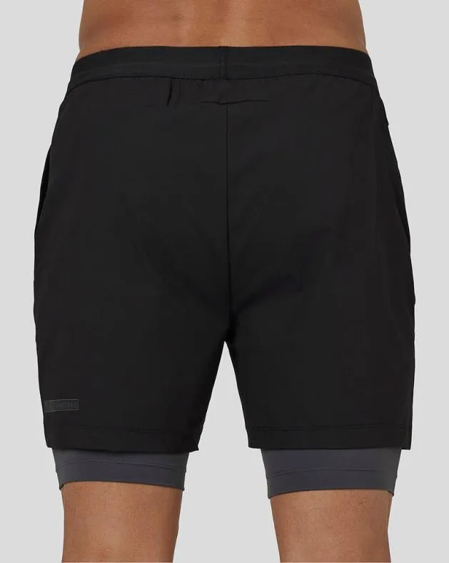 Men Castore Shorts Flow 2in1 Shorts 8211 Black