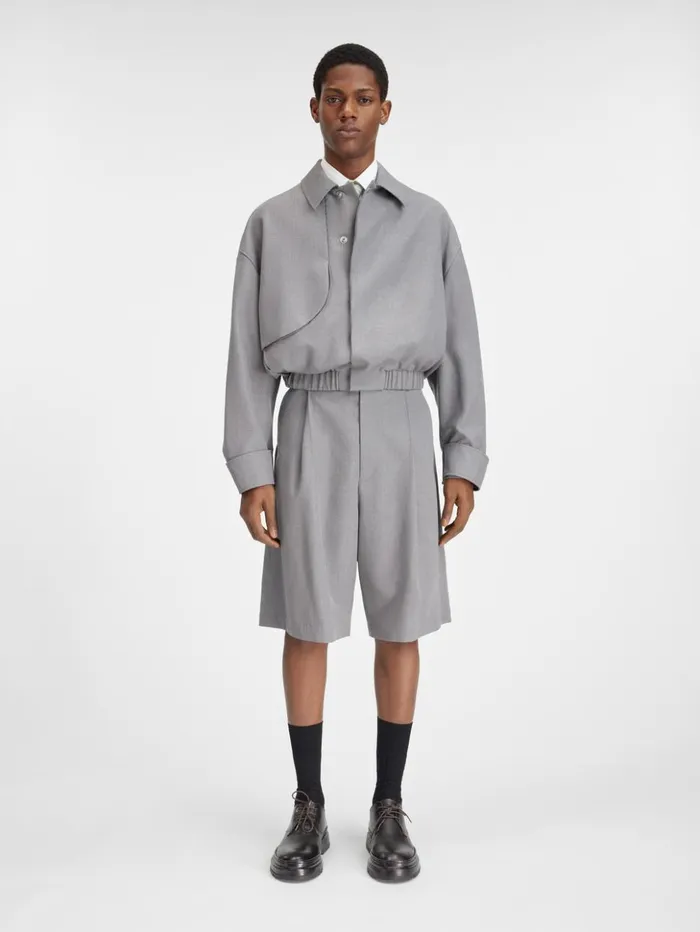 Men Coats and Jackets JACQUEMUS The Salti Jacket Grey