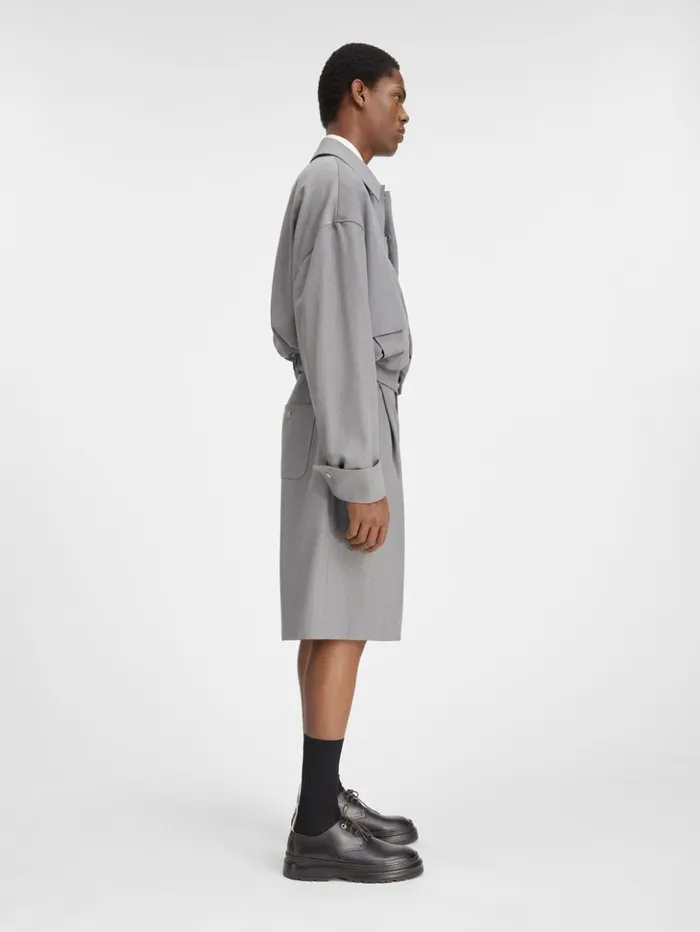 Men Coats and Jackets JACQUEMUS The Salti Jacket Grey Men Coats and Jackets JACQUEMUS The Salti Jacket Grey