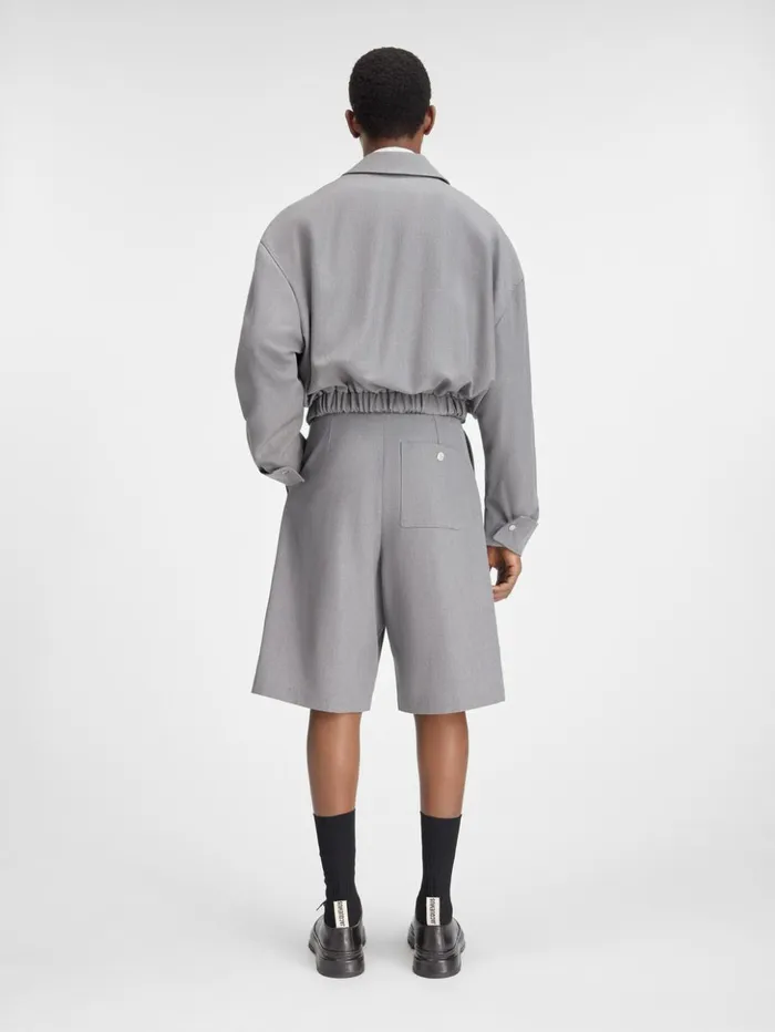 Men Coats and Jackets JACQUEMUS The Salti Jacket Grey Men Coats and Jackets JACQUEMUS The Salti Jacket Grey