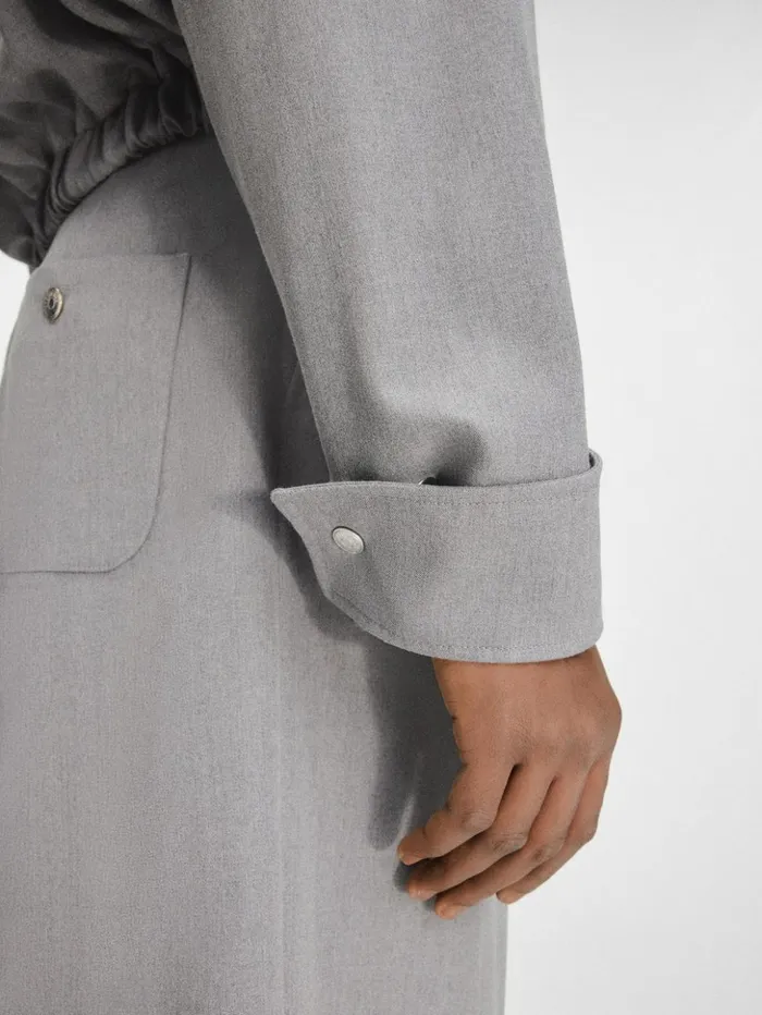 Men Coats and Jackets JACQUEMUS The Salti Jacket Grey Men Coats and Jackets JACQUEMUS The Salti Jacket Grey