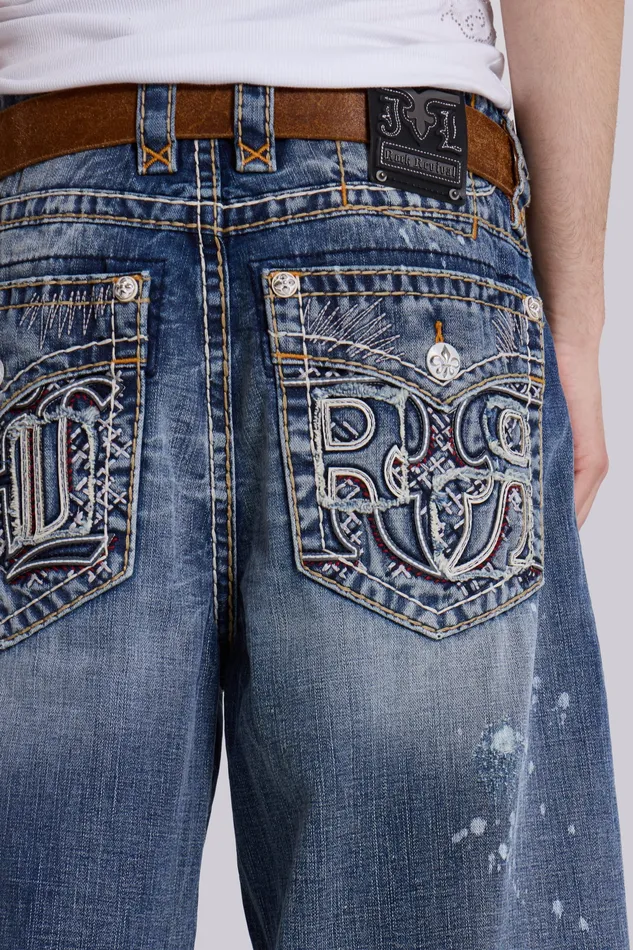 Men Denim Jaded London Shop Rock Revival Axel Colossus Jeans