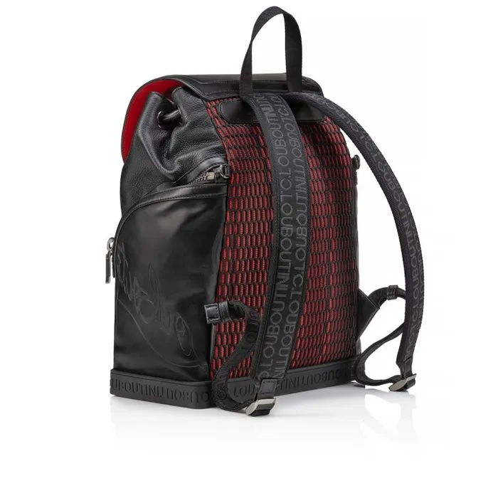 Men Explorafunk Backpack 8211 Calf Leather 8211 Black Christian Louboutin Crossbody Bags