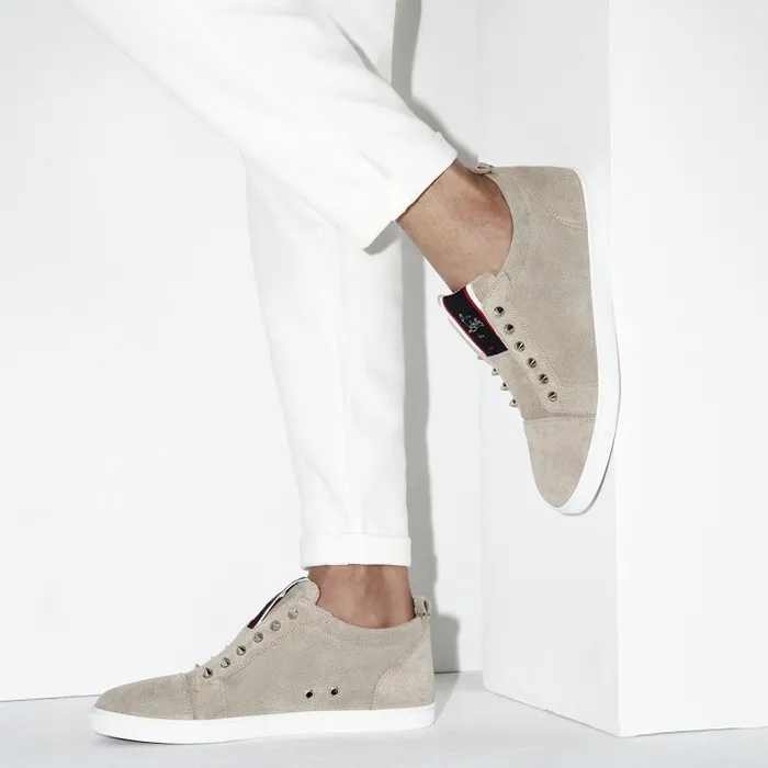 Men FAV Fique A Vontade Sneakers 8211 Calf Leather 8211 Saharienne Christian Louboutin Sneakers Men FAV Fique A Vontade Sneakers 8211 Calf Leather 8211 Saharienne Christian Louboutin Sneakers