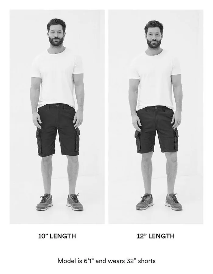 Men FatFace Shorts Bude Lightweight Cargo Shorts Navy