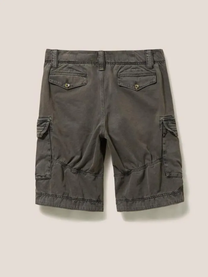 Men Halsall Organic Cargo Short Pure Black White Stuff Shorts Men Halsall Organic Cargo Short Pure Black White Stuff Shorts
