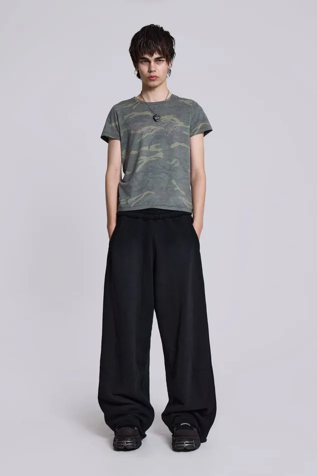 Men Jaded London Shop Black Monster Joggers Bestsellers
