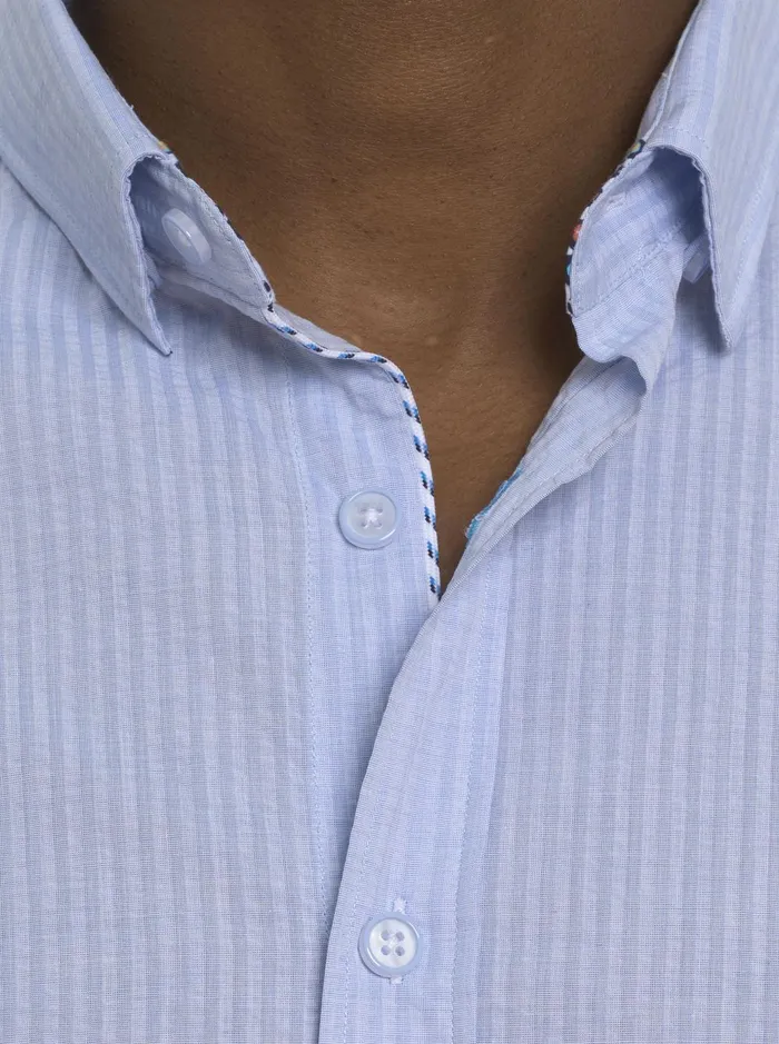 Men Long Sleeve Button Down Shirts Robert Graham ANDREWS LONG SLEEVE BUTTON DOWN SHIRT White