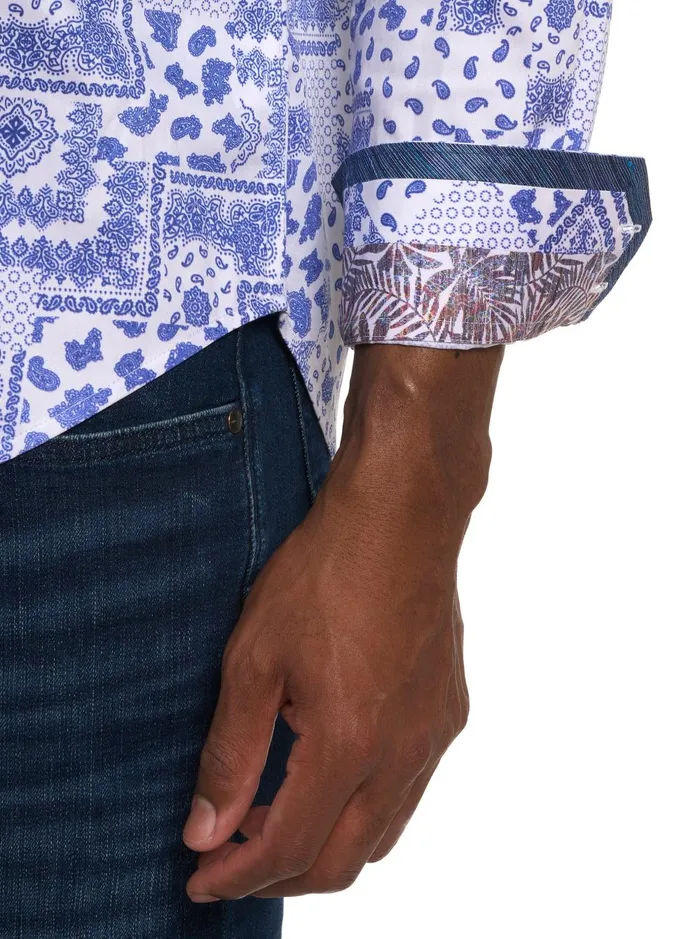 Men Long Sleeve Button Down Shirts Robert Graham VITTORIA LONG SLEEVE BUTTON DOWN SHIRT Multi