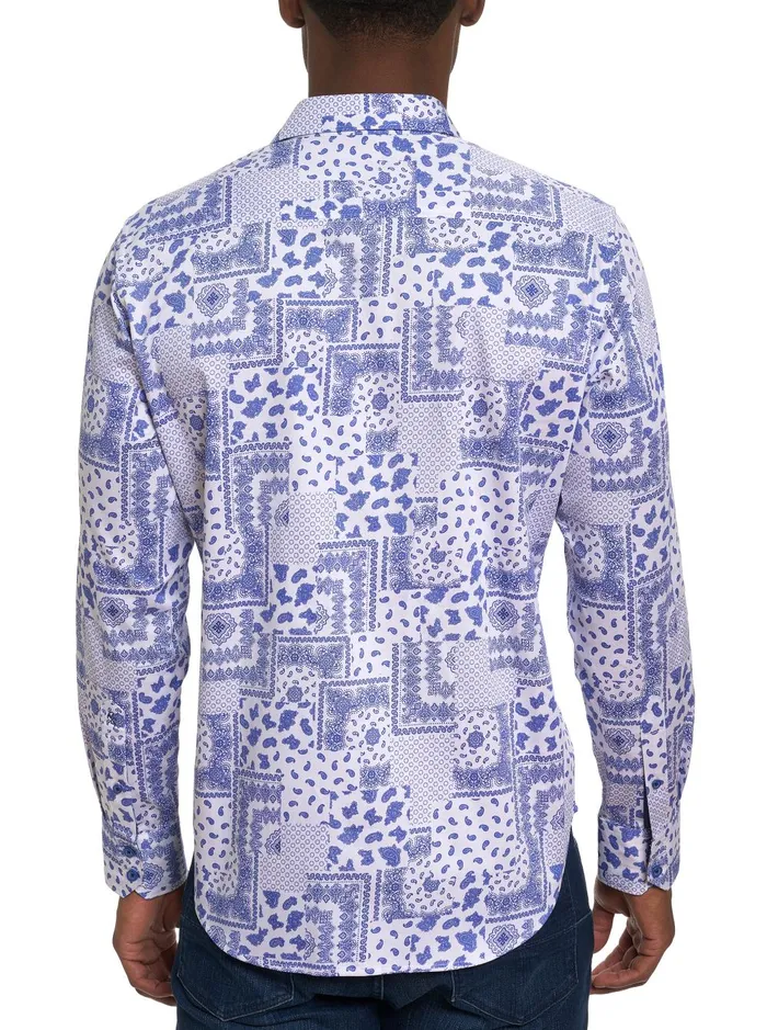 Men Long Sleeve Button Down Shirts Robert Graham VITTORIA LONG SLEEVE BUTTON DOWN SHIRT Multi