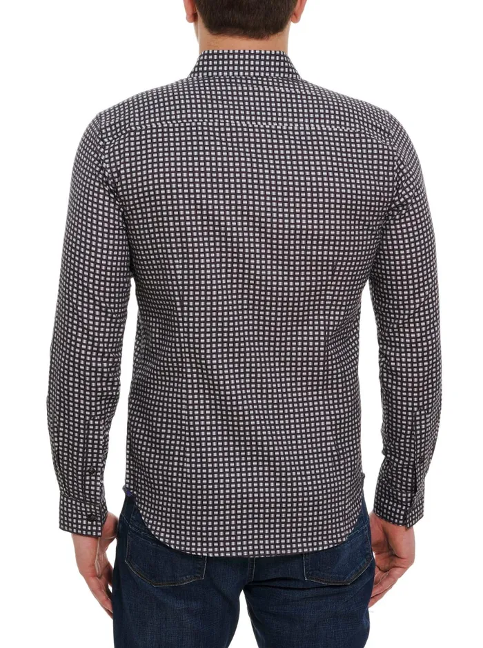 Men Long Sleeve Button Down Shirts Robert Graham WEYLIN LONG SLEEVE BUTTON DOWN SHIRT Bordeaux