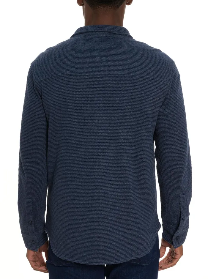 Men Long Sleeve Knits Robert Graham BRUNNER LONG SLEEVE KNIT TOP Indigo