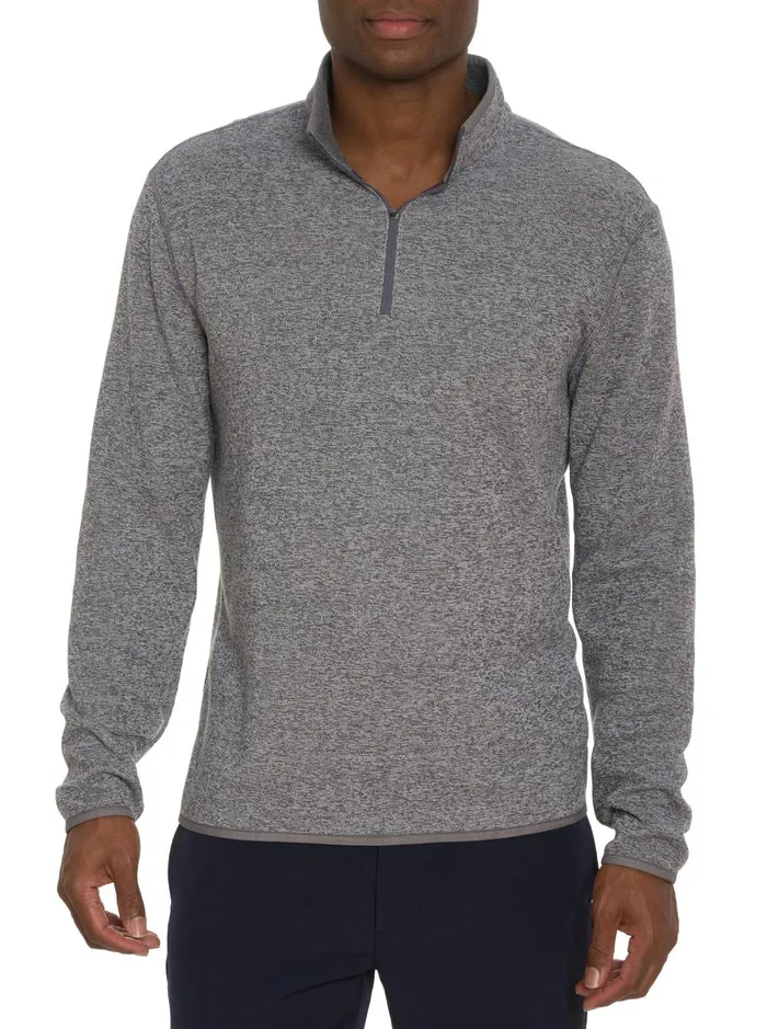 Men Long Sleeve Knits Robert Graham CARISO LONG SLEEVE KNIT Grey