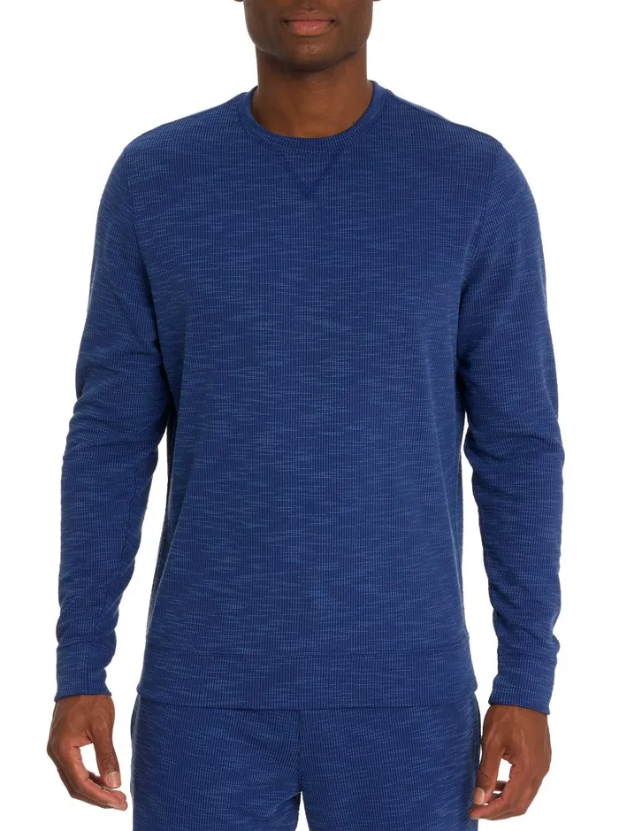 Men Long Sleeve Knits Robert Graham EMEILIO LONG SLEEVE KNIT Navy