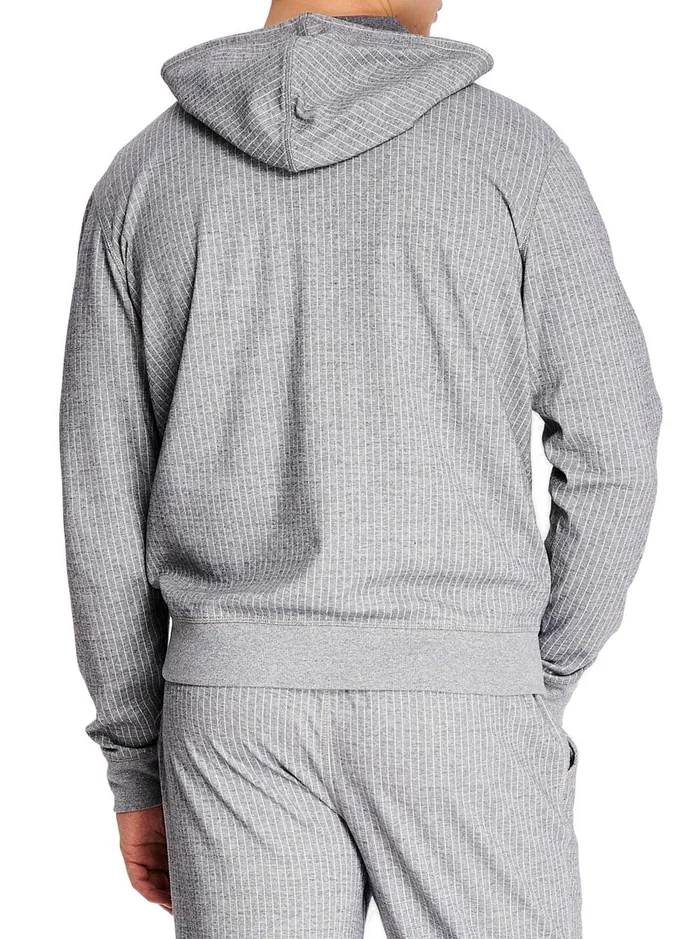 Men Long Sleeve Knits Robert Graham JACQUARD HOODIE Grey