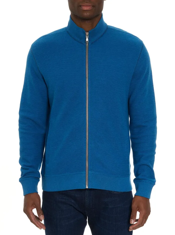 Men Long Sleeve Knits Robert Graham MOSER LONG SLEEVE KNIT TOP Blue