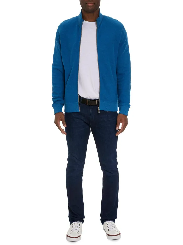 Men Long Sleeve Knits Robert Graham MOSER LONG SLEEVE KNIT TOP Blue