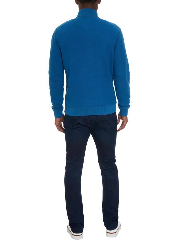 Men Long Sleeve Knits Robert Graham MOSER LONG SLEEVE KNIT TOP Blue