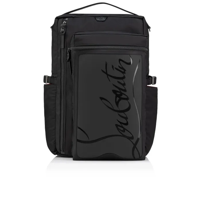 Men Loubideal Backpack 8211 Rubber And Fabric 8211 Black Christian Louboutin Crossbody Bags Men Loubideal Backpack 8211 Rubber And Fabric 8211 Black Christian Louboutin Crossbody Bags