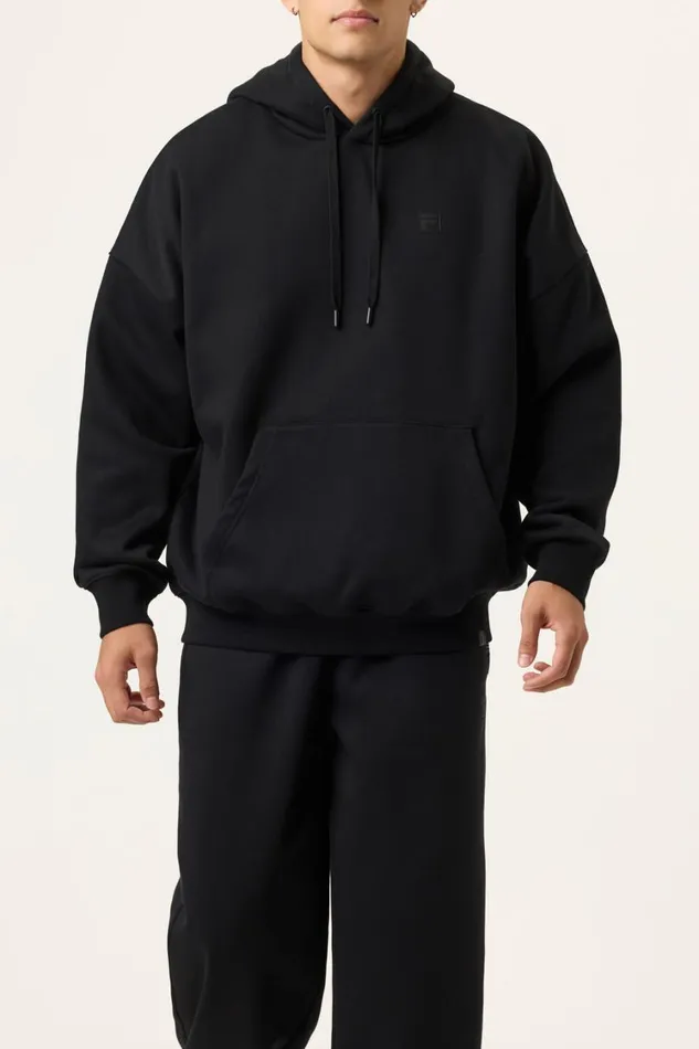 Men Matching Sets Fila Apex Oversized Hoodie 001 Black Men Matching Sets Fila Apex Oversized Hoodie 001 Black