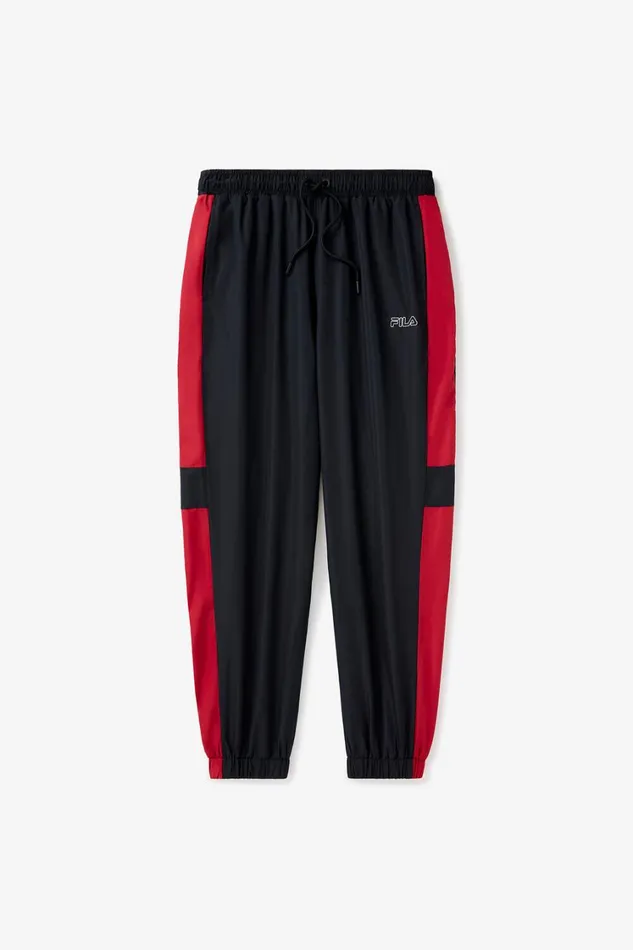 Men Matching Sets Fila Woven Track Pant 014 Blackwhiterior