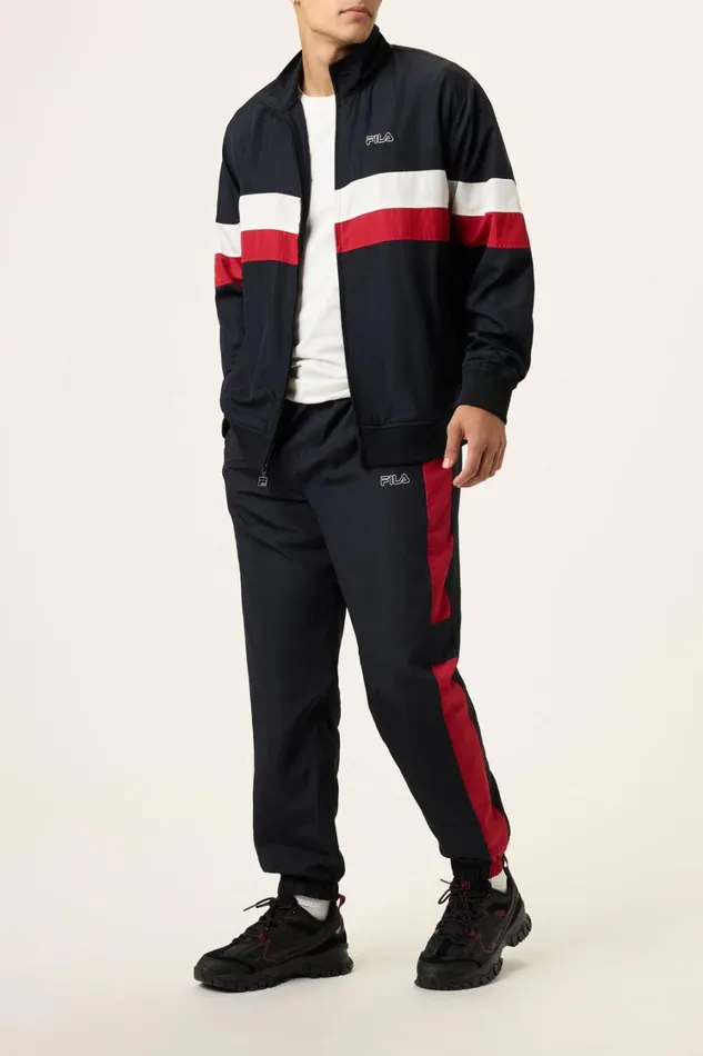 Men Matching Sets Fila Woven Track Pant 014 Blackwhiterior Men Matching Sets Fila Woven Track Pant 014 Blackwhiterior