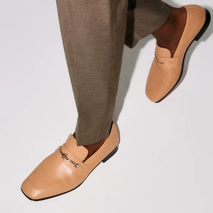 Men MJ Moc Loafers 8211 Calf Leather 8211 Cuoio Christian Louboutin Loafers and Moccasins Men MJ Moc Loafers 8211 Calf Leather 8211 Cuoio Christian Louboutin Loafers and Moccasins