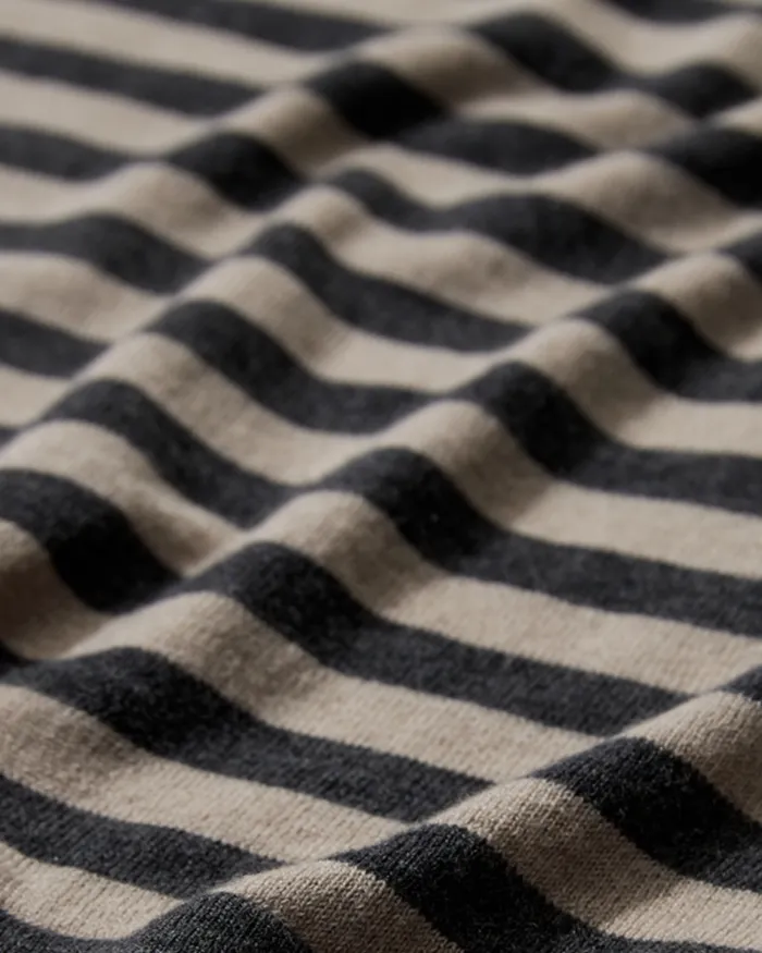 Men MOS MOSH MMGAdam Soft Stripe Knit Charcoal Melange Stripe Knits Men MOS MOSH MMGAdam Soft Stripe Knit Charcoal Melange Stripe Knits