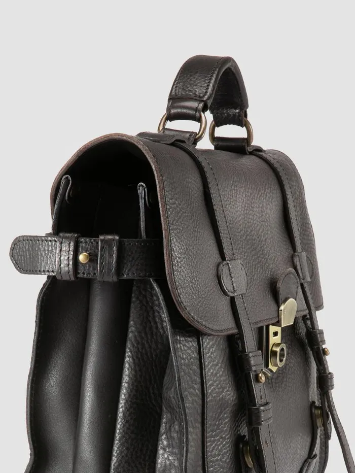 Men Officine Creative Accessories RARE 26 Black Leather BriefCase Men Officine Creative Accessories RARE 26 Black Leather BriefCase