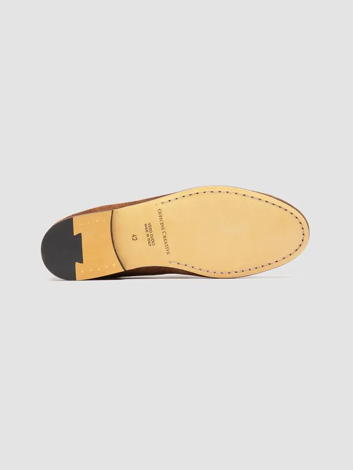 Men Officine Creative Footwear AIRTO 001 Brown Suede Loafers Men Officine Creative Footwear AIRTO 001 Brown Suede Loafers