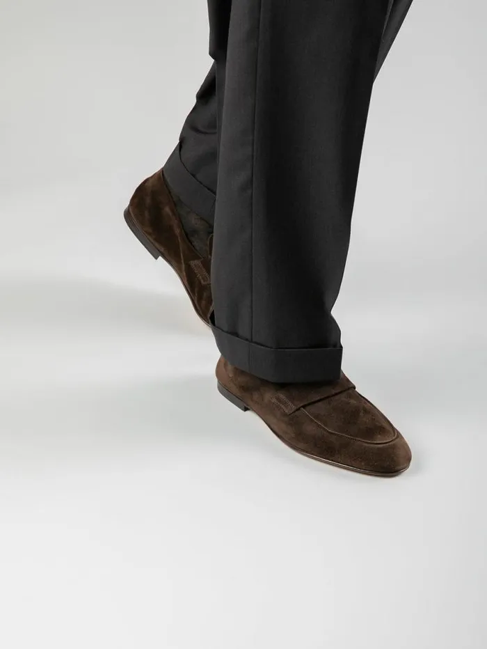 Men Officine Creative Footwear AIRTO 001 Brown Suede Loafers Men Officine Creative Footwear AIRTO 001 Brown Suede Loafers
