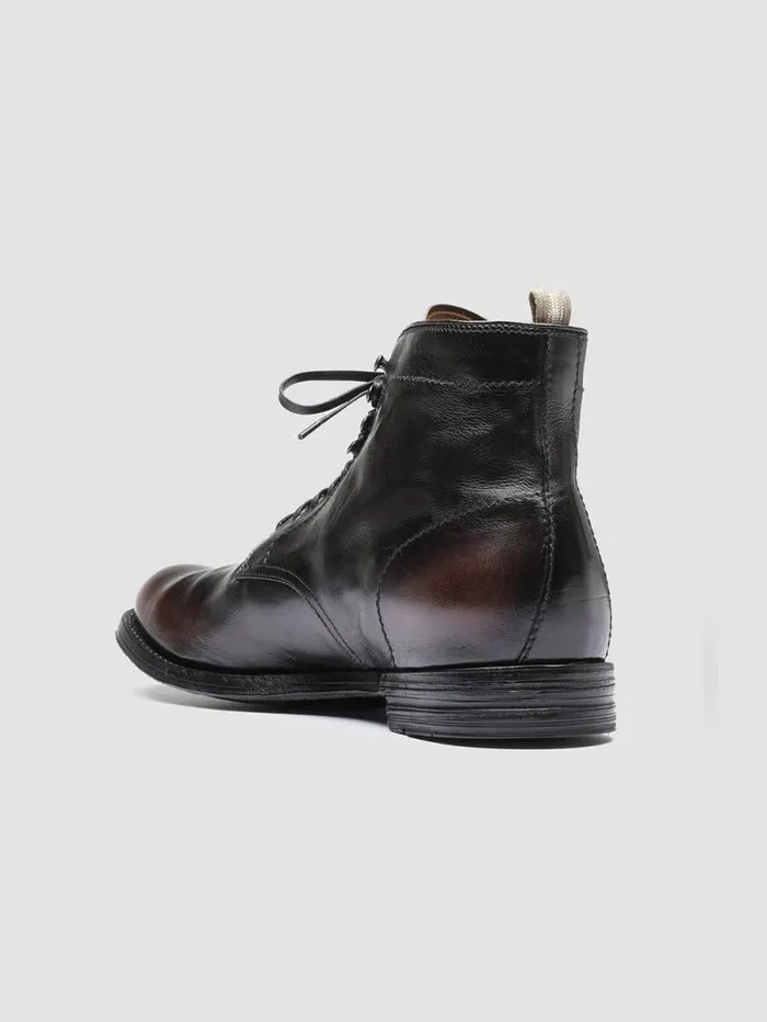 Men Officine Creative Footwear ANATOMIA 013 Dark Brown Leather Ankle Boots Men Officine Creative Footwear ANATOMIA 013 Dark Brown Leather Ankle Boots