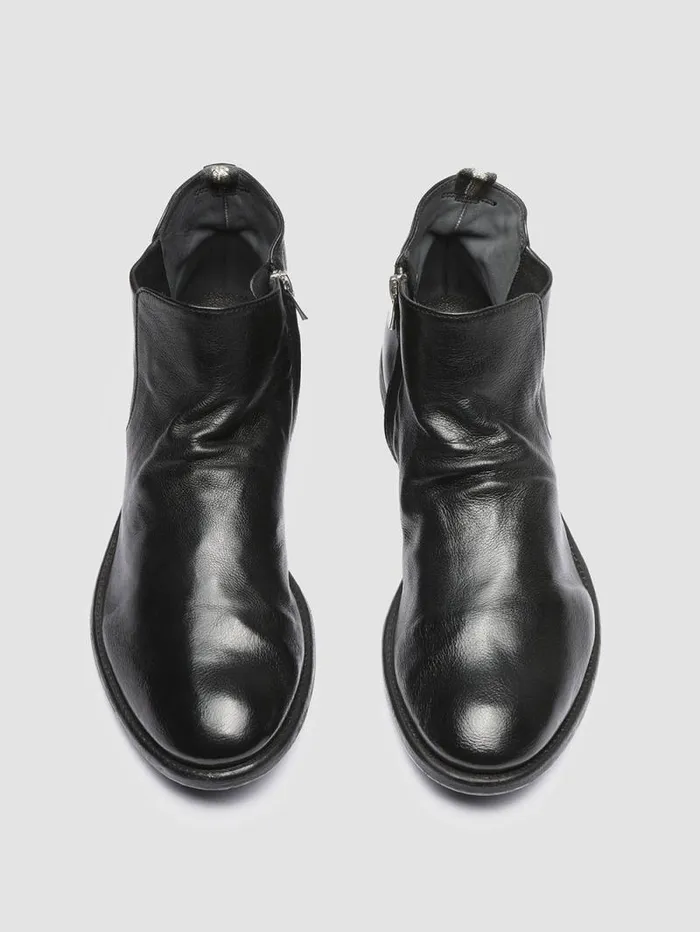 Men Officine Creative Footwear ARC 514 Black Leather Boots Men Officine Creative Footwear ARC 514 Black Leather Boots