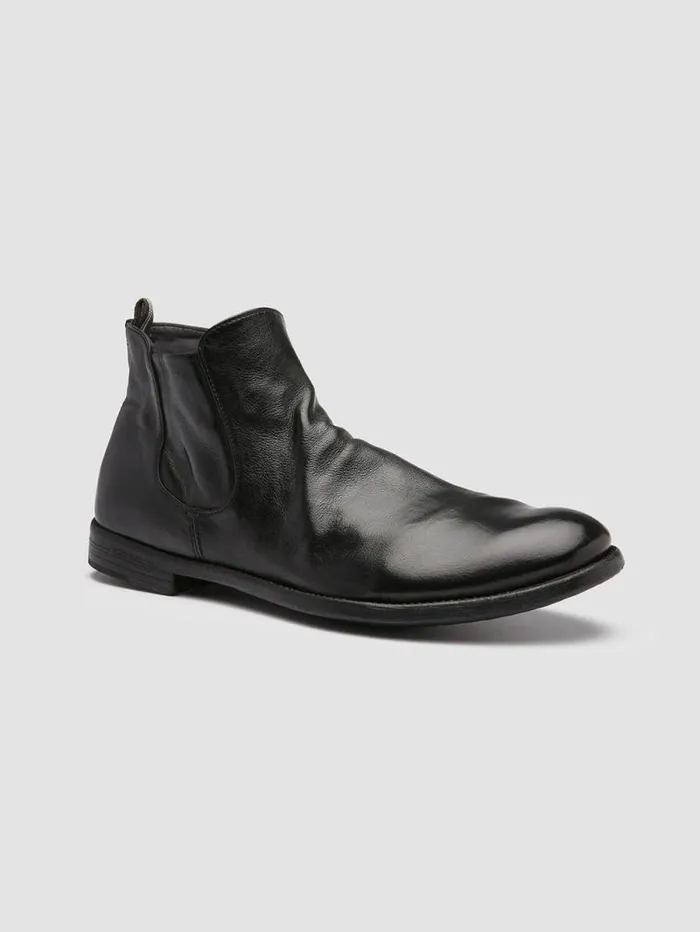 Men Officine Creative Footwear ARC 514 Black Leather Boots Men Officine Creative Footwear ARC 514 Black Leather Boots