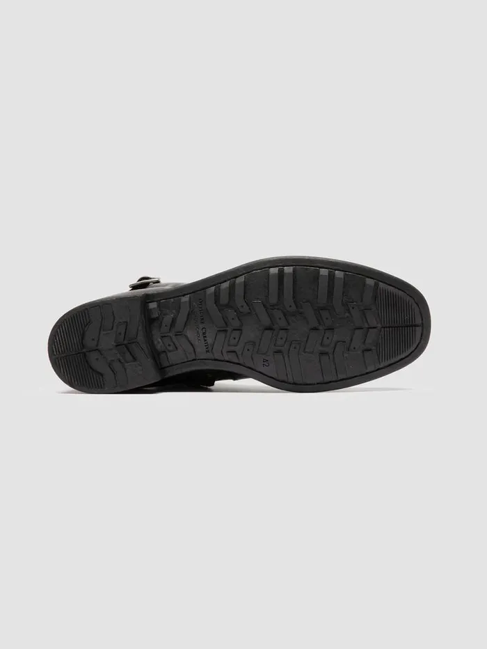 Men Officine Creative Footwear CHRONICLE 068 Black Leather Zipped Boots Men Officine Creative Footwear CHRONICLE 068 Black Leather Zipped Boots