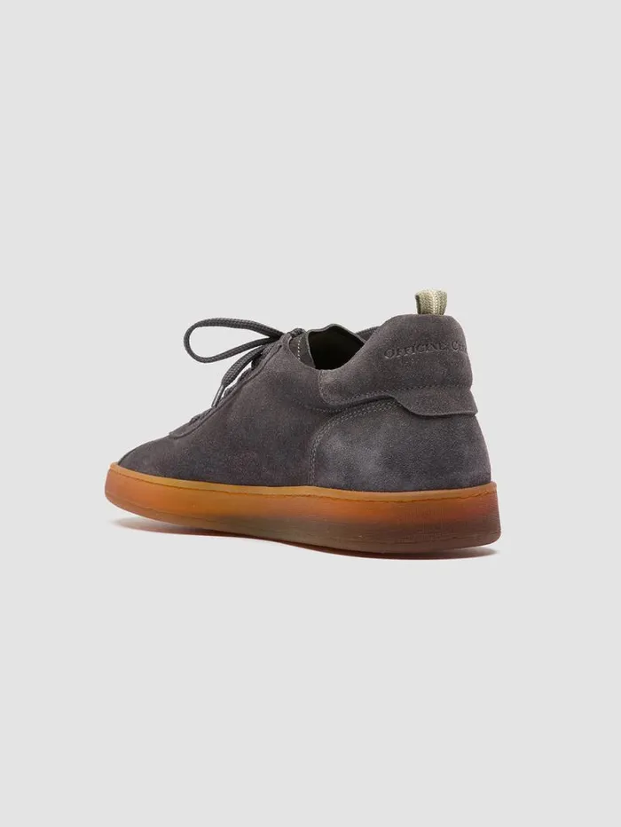 Men Officine Creative Footwear HALO 001 Blue Suede Low Top Sneakers Men Officine Creative Footwear HALO 001 Blue Suede Low Top Sneakers