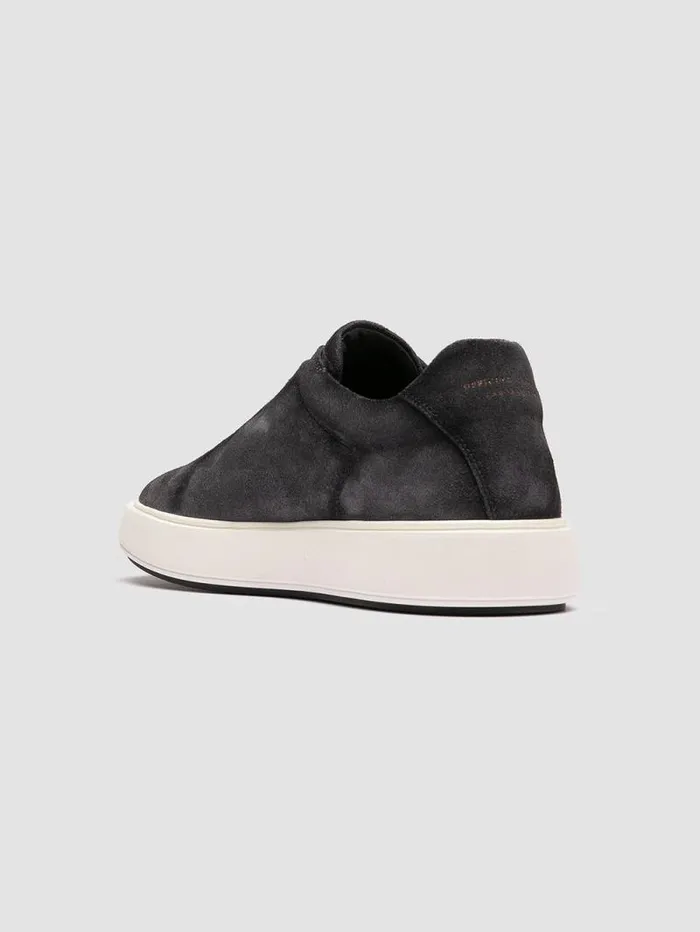 Men Officine Creative Footwear SLOUCH 001 Grey Suede Low Top Sneakers Men Officine Creative Footwear SLOUCH 001 Grey Suede Low Top Sneakers