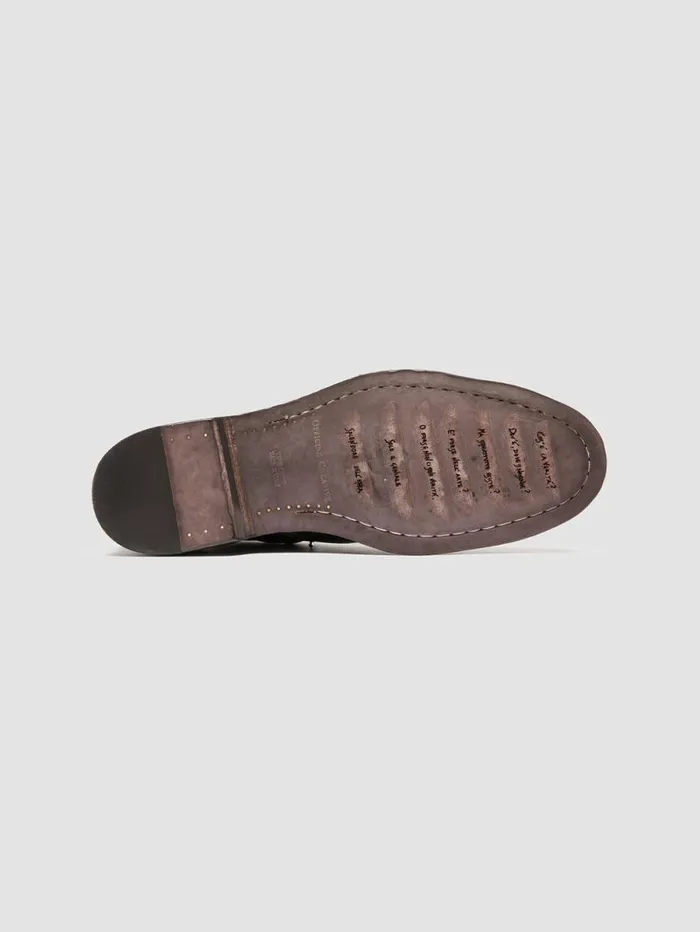 Men Officine Creative Footwear SOUND 003 Brown Leather Laceup Boots Men Officine Creative Footwear SOUND 003 Brown Leather Laceup Boots