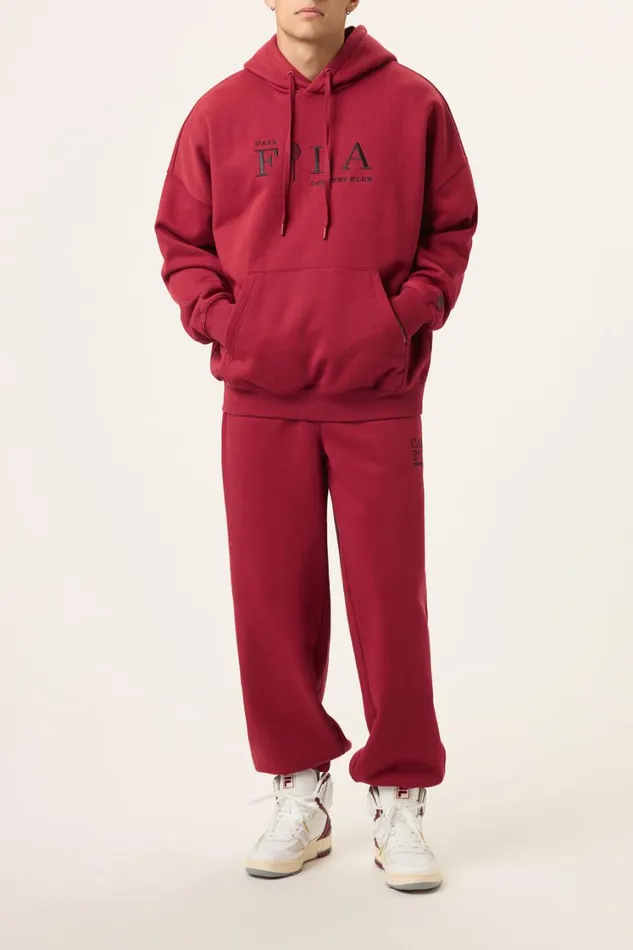Men Pants and Shorts Fila CASA FILA Country Club Jogger 600 Tinetan Red