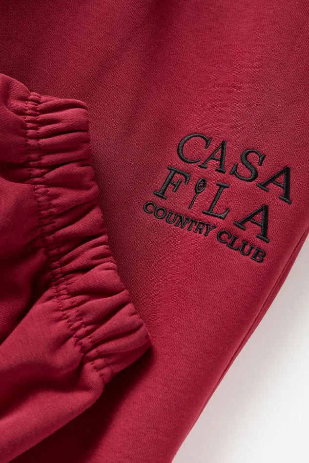 Men Pants and Shorts Fila CASA FILA Country Club Jogger 600 Tinetan Red