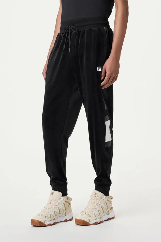Men Pants and Shorts Fila Smart Retro Velour Block Track Pants 985 Blackgardeniaasphalt Men Pants and Shorts Fila Smart Retro Velour Block Track Pants 985 Blackgardeniaasphalt