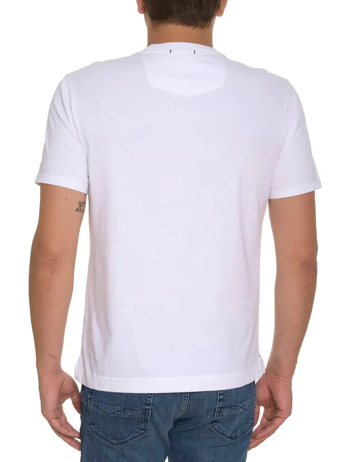 Men Polos and TShirts Robert Graham AERIAL SKULL GRAPHIC TSHIRT White