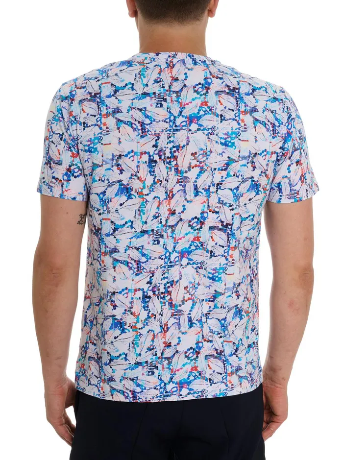 Men Polos and TShirts Robert Graham BIG SPLASH TSHIRT White Men Polos and TShirts Robert Graham BIG SPLASH TSHIRT White