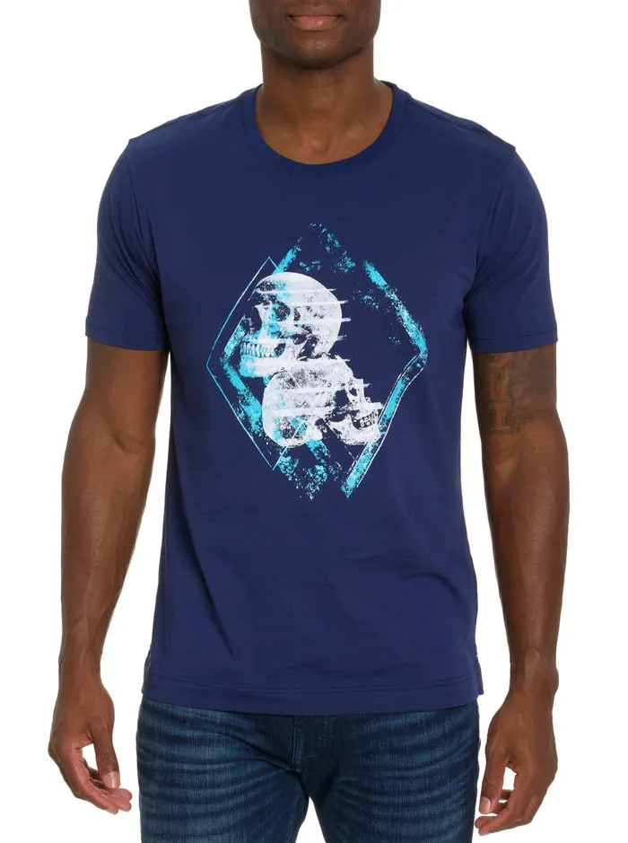 Men Polos and TShirts Robert Graham EOS TSHIRT Navy