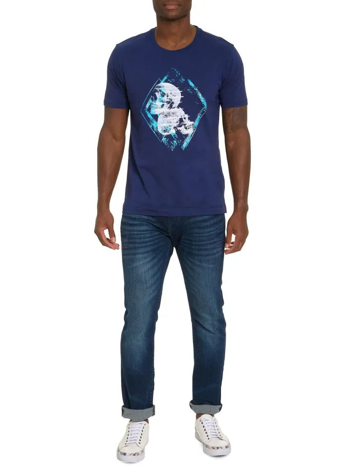 Men Polos and TShirts Robert Graham EOS TSHIRT Navy