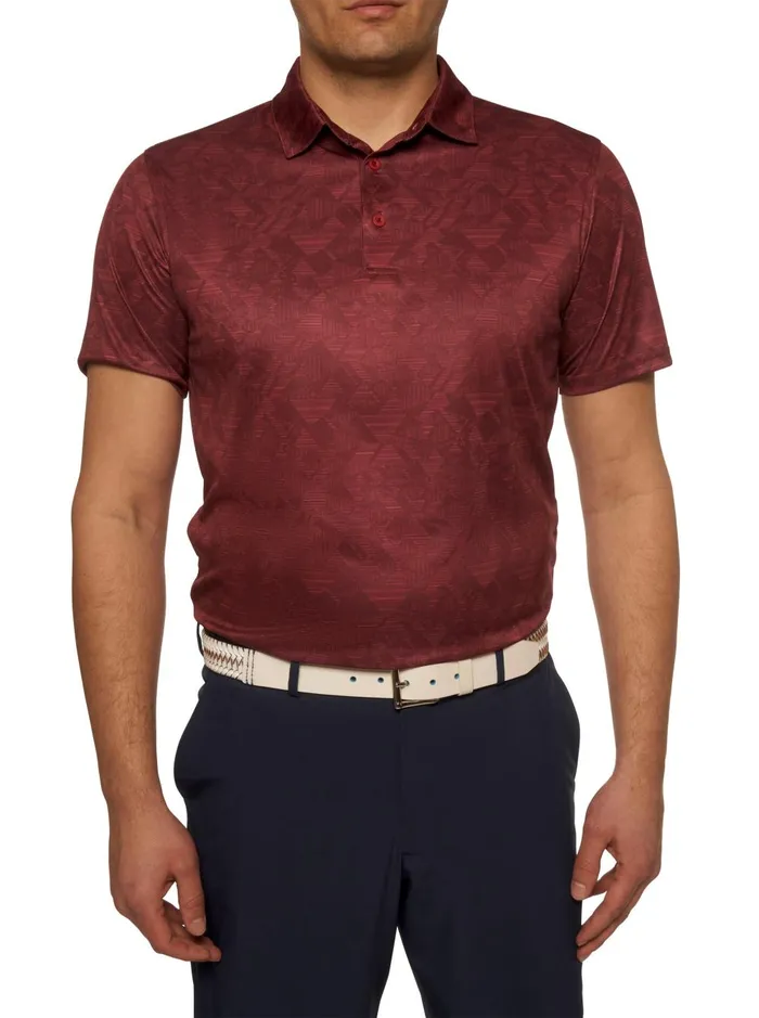 Men Polos and TShirts Robert Graham HYDRUS PERFORMANCE POLO Cobalt