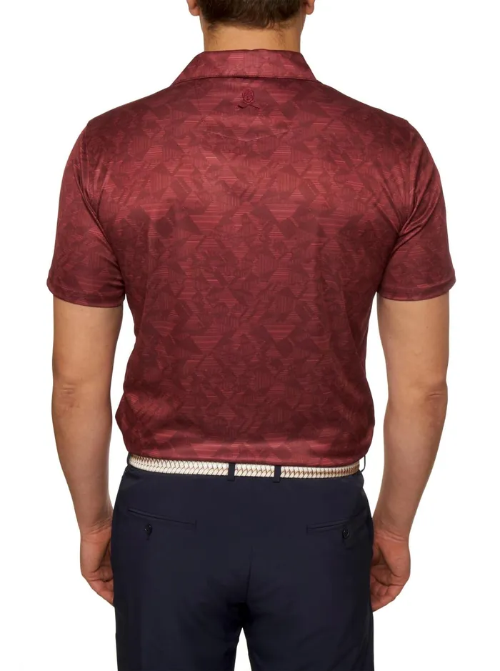 Men Polos and TShirts Robert Graham HYDRUS PERFORMANCE POLO Cobalt