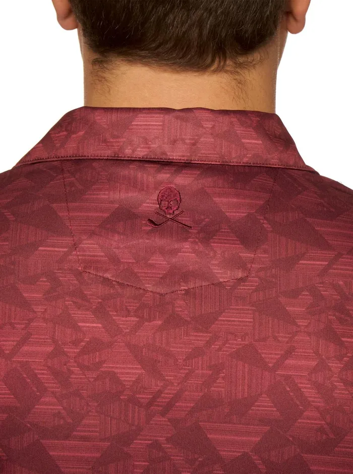 Men Polos and TShirts Robert Graham HYDRUS PERFORMANCE POLO Cobalt