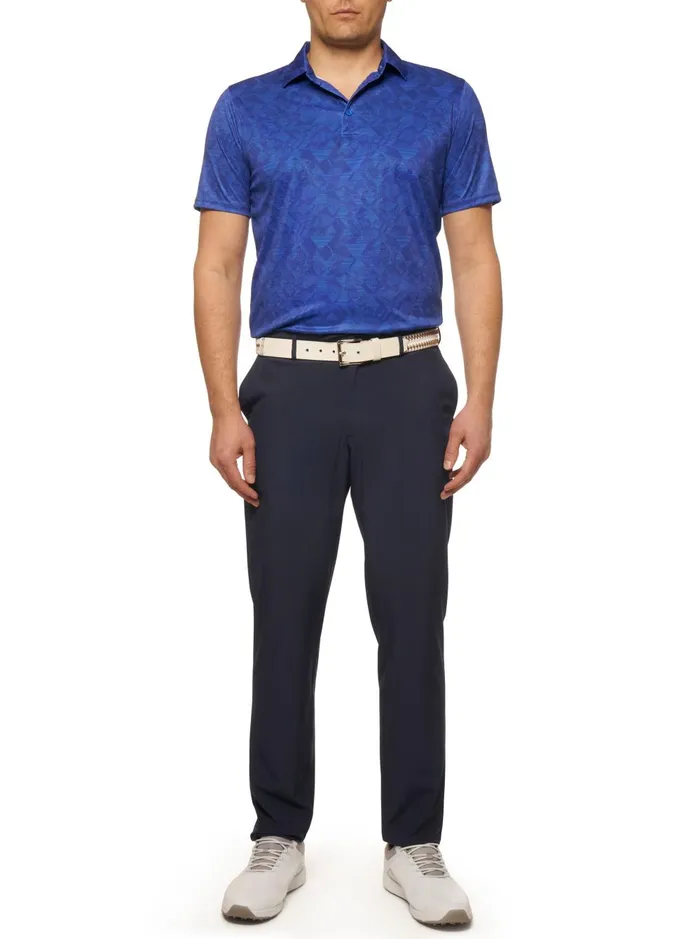 Men Polos and TShirts Robert Graham HYDRUS PERFORMANCE POLO Cobalt