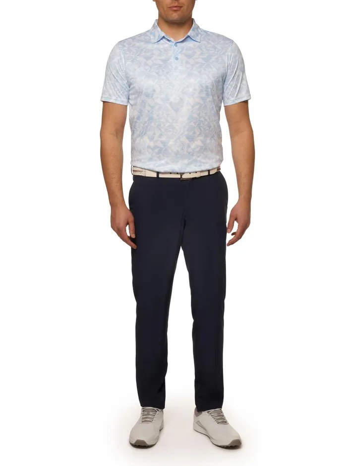 Men Polos and TShirts Robert Graham HYDRUS PERFORMANCE POLO Cobalt